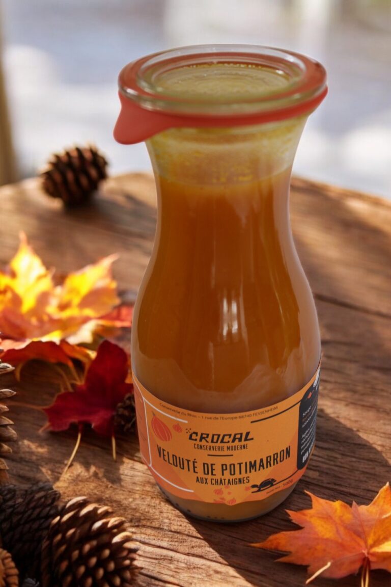 Photo du veloute de potimarron aux chataignes